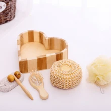6 cái Hình trái tim Hộp Quà Tắm Bộ , Bao gồm Nhiều loại Tắm Các sản phẩm Đối với Gương sen Hoặc Tắm - màu nâu - Xem 2