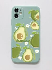Avocado Pattern Phone Case - Cadet Blue - View 2