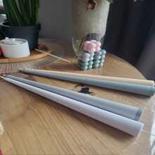 Khuôn nến Acrylic có đầu tròn và thanh dài, Dụng cụ làm nến bằng nhựa mịn, Quà tặng trang trí đám cưới tự làm - trắng - Xem 2