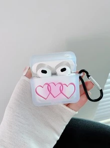 愛心圖案耳機殼適用於Airpods - 彩色 - 查看 1