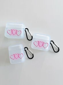 愛心圖案耳機殼適用於Airpods - 彩色 - 查看 2