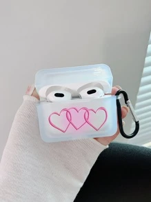 愛心圖案耳機殼適用於Airpods - 彩色 - 查看 4