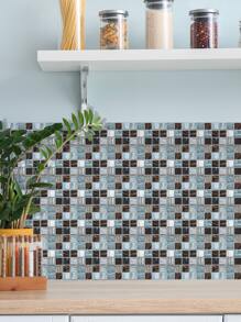 10 cái/bộ Creative Khảm Pha lê Phim ảnh Dán tường Đối với Gốm sứ Gạch - Nhiều màu - Xem 5