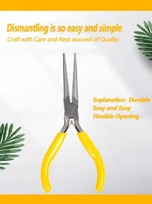 1pc 6 Inch Carbon Steel Pliers, Modern Wire Cutter Clamp For Home - Multicolor - View 1