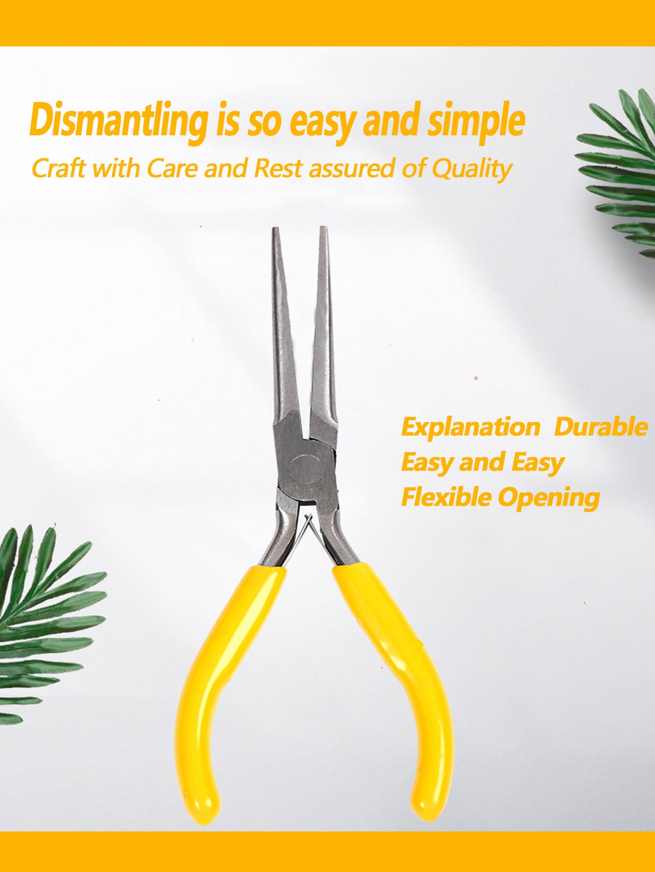 1pc 6 Inch Carbon Steel Pliers, Modern Wire Cutter Clamp For Home - Multicolor - View 1