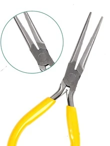 1pc 6 Inch Carbon Steel Pliers, Modern Wire Cutter Clamp For Home - Multicolor - View 8