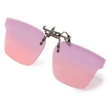 Pink Magnetic Clip-on Sunglasses For Women - Multicolor - View 1