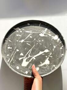 1 Round Tray Silicone Mold - White - View 3