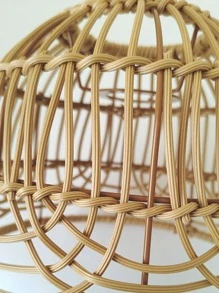 1pc Handmade Wicker-Like Lampshade With Vintage Style Suitable For Living Room, Office, Dining Room, Bedroom And Other Interior Decoration,Home Decor ,Room Decor,Wall Decor - Black - View 6