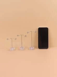 1 Set/5 set de soporte para pendientes de tres piezas al revés