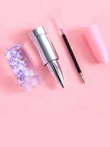 4件套开学季，学校用品，学生学习办公用品，情人节送女朋友的礼物，口红，学生中性笔，清新沙粉色圆珠笔，书写笔，签名笔，创意多色文具笔，学生中性笔，清新可爱高颜值笔；0.5mm黑色笔芯口袋笔