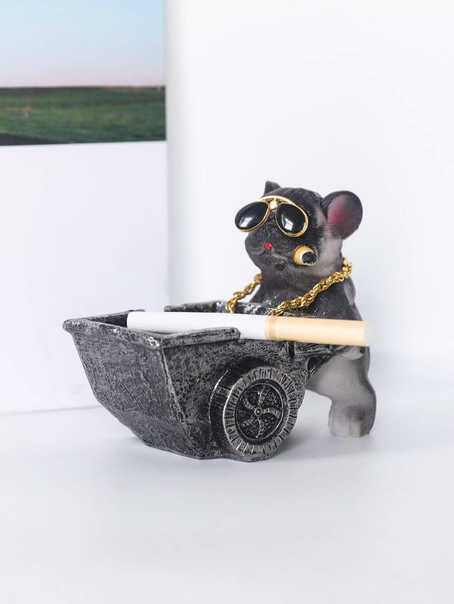 1入組狗狗設計煙灰缸 - 彩色 - 查看 1