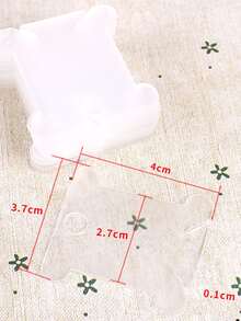 100pcs Plastic Bobbins For Cross Stitch - White - View 3