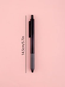 1支可愛自動鉛筆，可連續書寫和繪畫，理想學校用品和完美學習工具，塑料，隨機顏色 - 黑色 - 查看 5