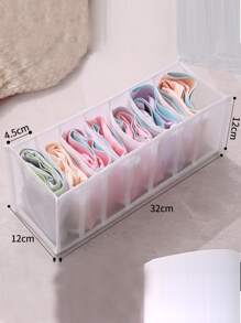 內褲收納,內衣收納抽屜櫥櫃收納分隔物適用於系帶,內衣,短襪 - 白色 - 查看 7