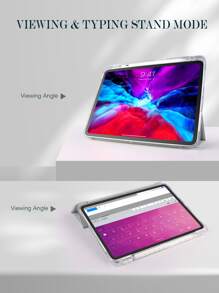 1个透明灰色亚克力保护壳，兼容iPad A16（第11/10代）、Air 11/13、M3（2025）、Mini 7 A17、Pro（2024）、Air 11/13、M2（2024）、Pro 11/13、M4（2024）、Pro 12.9（第7/8/9代）、10.2（第10代）、Air 4/5、10.9、Pro 11（第4/5/6代）、Mini 6。孔位和笔槽位置可能因型号而异。随机两种纹理。使用前请撕掉保护膜。 - 淺灰色 - 查看 4