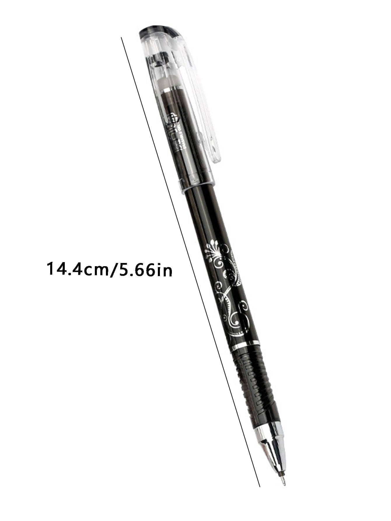 22Pcs Erasable Pen Gel Pens 0.5mm Blue/Black Ink Pen Refill Set For