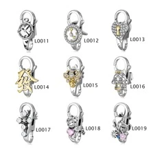 MAGIC CHARMS 1 S925 Bạc nguyên chất Vượt qua DIY Vòng tay Phụ kiện - Bạc - Xem 1