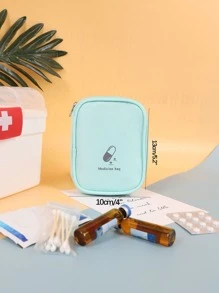 大号便携式急救包，旅行化妆品收纳袋 - 淺藍色 - 查看 9