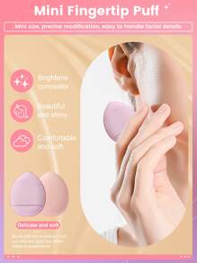 4个化妆海绵+2个化妆粉扑套装，柔软三角矿物粉扑，适用于面部彩妆，可用于膏状和粉状遮瑕膏、散粉等。化妆品，价格实惠，可用于房间装饰、梳妆台、旅行、卧室等场合。化妆配件，粉扑，美妆蛋，粉扑，化妆海绵，价格实惠，圣诞礼物，化妆品，化妆工具，便宜好物，礼物，女士礼物，圣诞礼物 - 彩色 - 查看 6