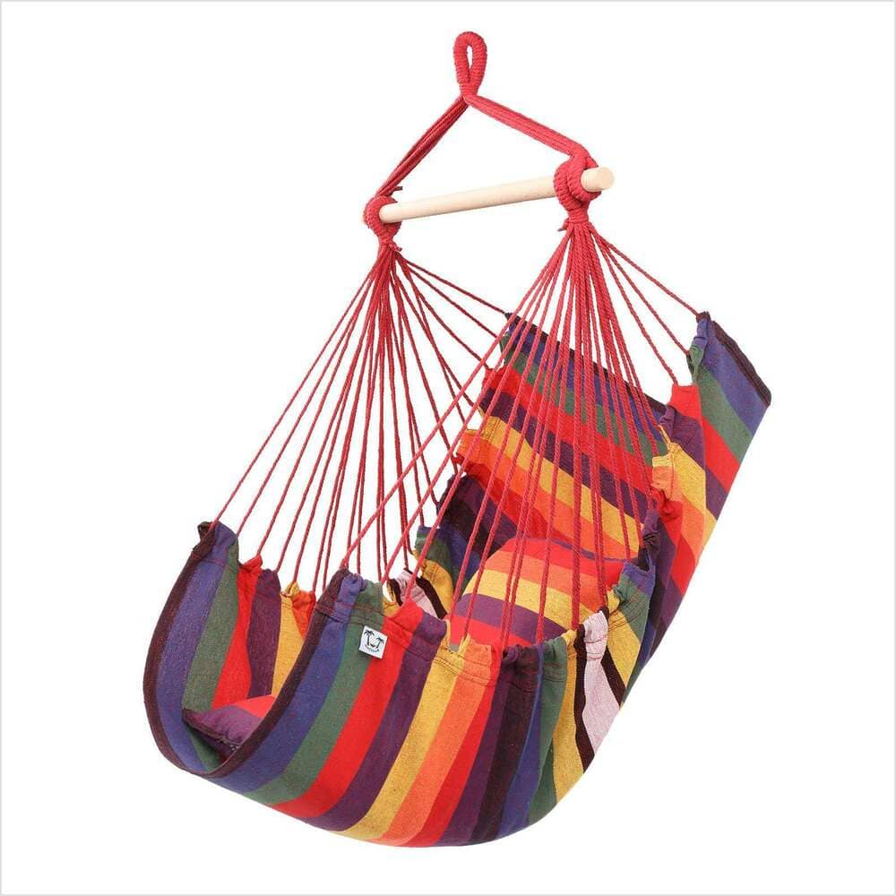 Porch Swing Yard Garden Patio Hammock Cotton Outdoor