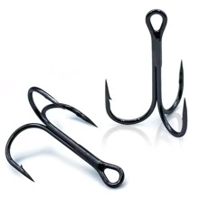 25Pcs Fishing Treble Hooks High Carbon Steel Brabed Sharp Triple Hook Fishing Hooks on Hard Lures Saltwater Fishing Accessories