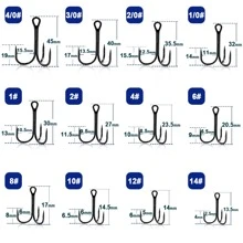 25Pcs Fishing Treble Hooks High Carbon Steel Brabed Sharp Triple Hook Fishing Hooks on Hard Lures Saltwater Fishing Accessories