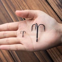 25Pcs Fishing Treble Hooks High Carbon Steel Brabed Sharp Triple Hook Fishing Hooks on Hard Lures Saltwater Fishing Accessories