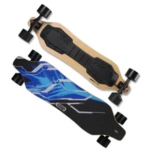 MEEPO L1 Elelctric Skateboard 38 Inches Skateboard 21mph for Beginners - Blue - View 2