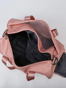 游泳运动健身训练包单肩斜挎包干湿分离便携旅行包 - 粉色 - 查看 8