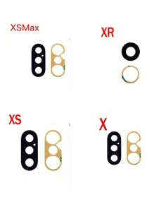 1 juego de lentes de cristal para cámara trasera con adhesivo compatible con Apple Iphone 11/11 Pro / 11 Pro Max / 12/12 Mini / 12 Pro / 12 Pro Max / 13/13 Mini / 13 Pro / 13 Pro Max / X / Xr / Xs / Xs Máx. - Negro - Ver 5