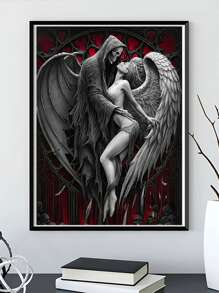 Painting diamante DIY 5D buio colorato teschio , angelo coppia , mosaico con ricamo arte puzzle diamante con ricamo regalo