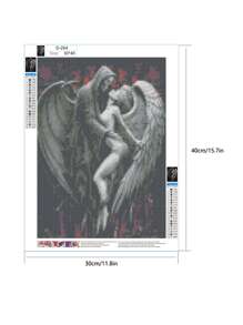 Painting diamante DIY 5D buio colorato teschio , angelo coppia , mosaico con ricamo arte puzzle diamante con ricamo regalo