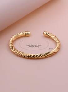 Ouro Cor Bracelete Cadeia Para Mulheres Clássico À Prova De Ferrugem Moda Novo Design Boho Simples Cabo De Aço Corda Pulseira Presente