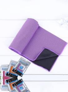 1入組個人運動酷毛巾,速乾和的冰材料,擦拭汗毛巾適用於戶外鍛煉