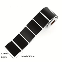 170 Chiếc Miếng Dán Bảng Đen Có Thể Tháo Rời, Miếng Dán Nhãn, Miếng Dán Đa Năng Cho Đồ Dùng Nhà Bếp Gia Đình - màu đen - Xem 9