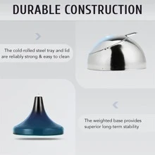 可調節煙灰缸,無菸無氣味室內戶外地面站立的煙灰缸帶蓋適用於家庭露台香煙灰屁股,防風陽台煙灰缸在20",27.5",35",黑色 - 黑色 - 查看 7