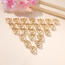 Vanel chiếc nhẫn mở đầu bảng chữ cái và hoa anh đào theo phong cách cung điện cổ điển. Nhẫn bảng chữ cái Az Nhẫn ban đầu Nhẫn tình yêu lãng mạn, Hoàn hảo để làm quà tặng ngày, Quà tặng bạn gái, Quà tặng vợ, Trang sức cưới - Nhiều màu - Xem 2