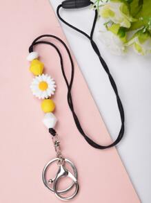 矽膠可拆卸手機掛繩項鍊合適適用於教師,護士,職員,和學生 - 彩色 - 查看 2