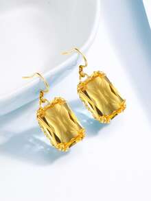 3 cái/bộ Duy nhất Thời Victoria Phong cách 925 sterling bạc MẠ 18K Màu vàng Hoa Chạm khắc Bộ Với Màu xanh lá Đá sinh & Cắt Vàng Pha lê Nhẫn , Vòng cổ mặt dây chuyền Và Hoàn hảo Đối với Của phụ nữ Ngày kỷ niệm , Quà Tặng Đính Hôn , Buổi tiệc , Lễ cưới , Cô dâu & Phù dâu Bộ , - Vàng - Xem 8