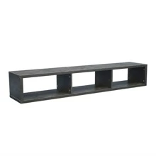 Shallow Floating TV Console - Grey - View 2