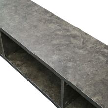 Shallow Floating TV Console - Grey - View 4