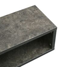 Shallow Floating TV Console - Grey - View 7