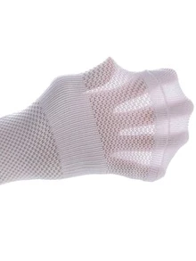 1pair White Mid-calf Socks - White - View 4