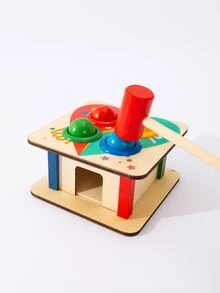 有趣敲打桌子玩具，幫助訓練手眼協調能力 - 彩色 - 查看 2