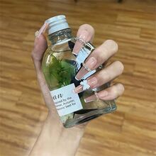 网红戴长指甲美甲爱心水钻美甲美甲按压美甲用品美甲 - 酒紅色 - 查看 5