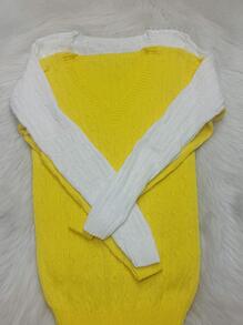 Women Sweaters - 黃色 - 查看 1