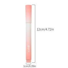 12入組彩色熒光燈高光帶4mm,理想適用於學生計畫冊,,標記,繪畫, - 彩色 - 查看 2