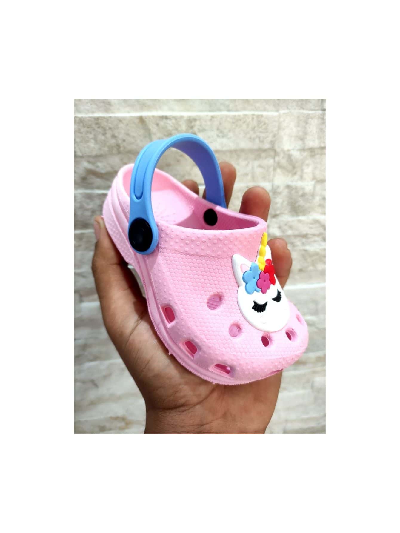 Kids Fashion Slippers - 淺粉色 - 查看 1