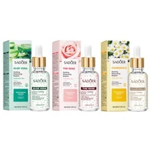 1 pieza Sadoer Vera Extracto de Manzanilla Marina ALOE VERA SERUM FACIAL 30ML - Rosa - Ver 1